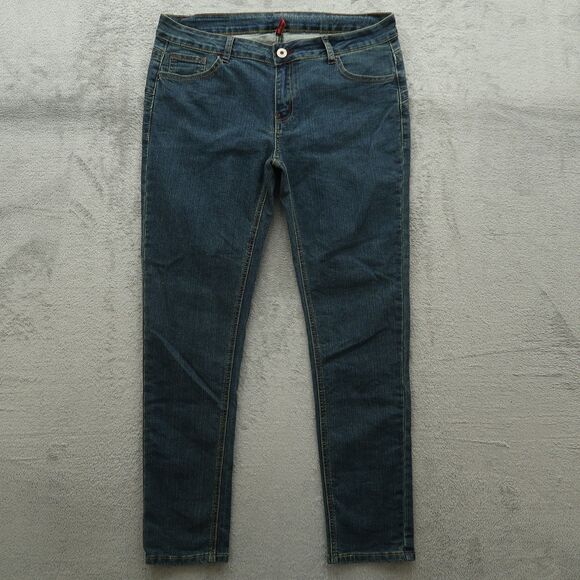 Be Girl Butt Lifter Jeans Women's Size 15/16 Blue Mid-Rise Skinny 29.5" Inseam - Picture 1 of 16